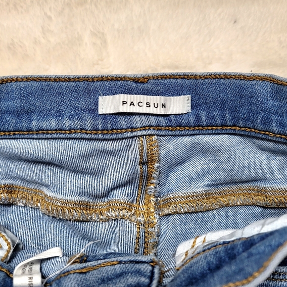 PacSun light blue super high rise jegging - Picture 5 of 11